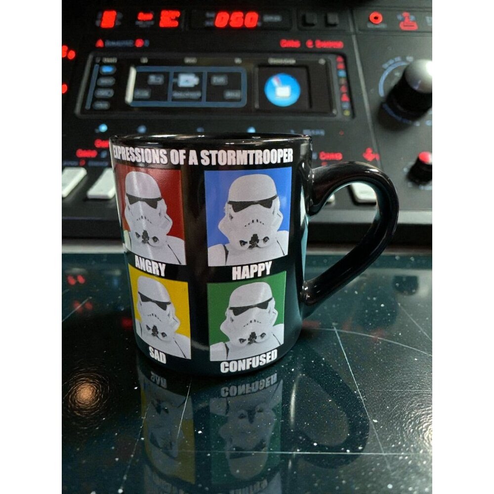 Star Wars Expressions Of A Stormtrooper 14 oz. Ceramic Black Mug